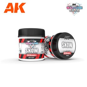 AK Interactive 1227 Masa WARGAME TERRAINS - Snow - 100ml