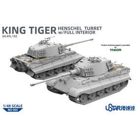 Ustar NO-005 (Suyata) 1/48 King Tiger Henschel Turret w/Full Interior