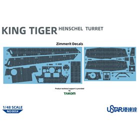 Ustar NO-005 (Suyata) 1/48 King Tiger Henschel Turret w/Full Interior