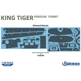 Ustar NO-008 (Suyata) 1/48 King Tiger Porsche Turret w/Full Interior