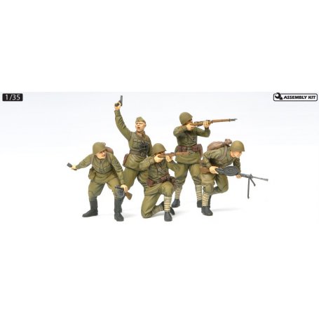 Tamiya 1:35 Russian assault infantry | 5 figurines |