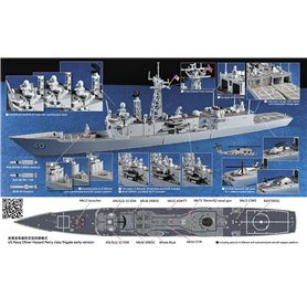 AFV Club SE70007 US Navy Oliver Hazard Perry Class Frigate