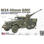 AFV Club AF35334 M34 40 mm GMC U.S. Army SPG AA Gun Korean War