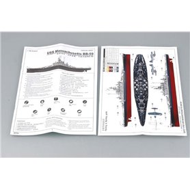 Trumpeter 1:700 USS Massachusetts BB-59