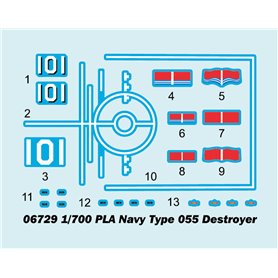 Trumpeter 1:700 PLA NAVY TYPE 055 DESTROYER