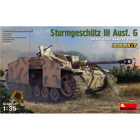 Mini Art 35338 Sturmgeschutz III Ausf. G April 1943 Alkett Prod. Interior Kit