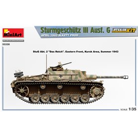Mini Art 1:35 Sturmgeschutz StuGl.III Ausf.G - APRIL 1943 ALKETT PRODUCTION - INTERIOR KIT