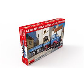 Mini Art 1:35 L1500S - GERMAN TRUCK W/CARGO TRAILER