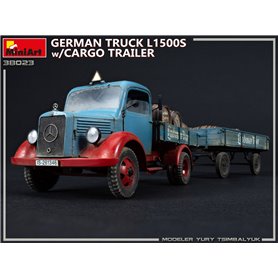 Mini Art 1:35 L1500S - GERMAN TRUCK W/CARGO TRAILER