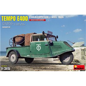 Mini Art 1:35 Tempo E400 Stahlblehpritsche - 3-WHEEL TRUCK