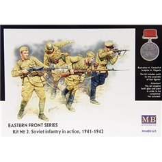 MB 1:35 EASTERN FRONT SERIES - KIT NO.2 SOVIET INFANTRY IN ACTION - 1941-1942