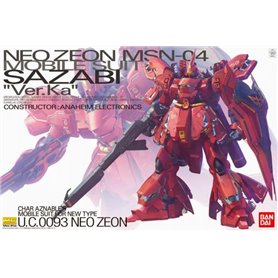 Bandai 55457 MG 1/100 MSN-04 SAZABI Ver.Ka 18cm GUN83111