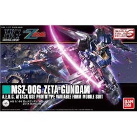 Bandai 55611 HGUC 1/144 MSZ-006 ZETA GUNDAM GUN55611