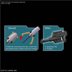 Bandai 60424 HG 1/144 GUNDAM HAJIROBOSHI GUN60424 ID [ 041 ] 