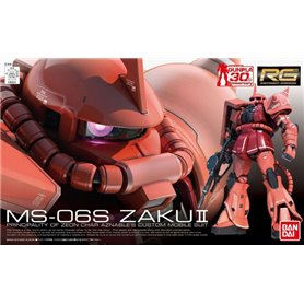 Bandai 61595 RG 1/144 MS-06S ZAKU II BL GUN61595 ID [ 02 ]
