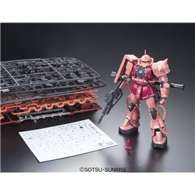 Bandai 61595 RG 1/144 MS-06S ZAKU II BL GUN61595 ID [ 02 ]