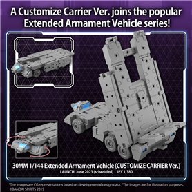 Bandai 65323 30MM 1/144 EA VEHICLE (CUSTOMIZE CARRIER Ver.)