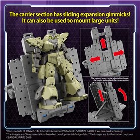 Bandai 65323 30MM 1/144 EA VEHICLE (CUSTOMIZE CARRIER Ver.)