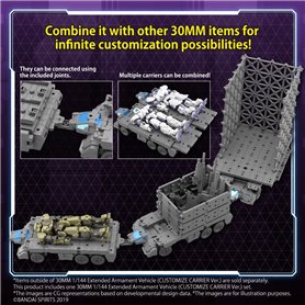 Bandai 65323 30MM 1/144 EA VEHICLE (CUSTOMIZE CARRIER Ver.)