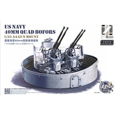 Zimi Model 1:35 40MM QUAD BOFORS AA GUN MOUNT - STARTING LIMITED EDITION