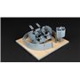 Zimi Model 53001S 40 mm Quad Bofors AA Gun Mount (Starting Limited Edition)