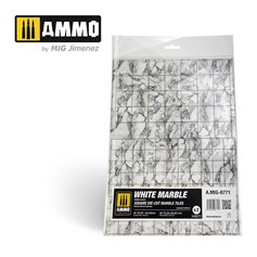 Ammo of MIG 8771 WHITE MARBLE - SQUARE DIE-CUT MARBLE TILES