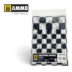 Ammo of MIG 8784 CHECKERED MARBLE - ROUND DIE-CUT FOR BASES