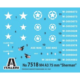 Italeri 1:72 Sherman M4A3