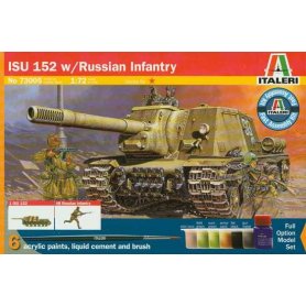 Italeri 1:72 ISU-152 and Infantry