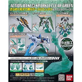 Bandai 57602 ACTION BASE 2 SPARKLE CLEAR GREEN BL GUN57602 BAG