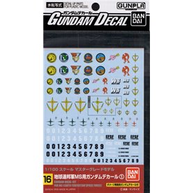 Bandai GD-16 MG EFSF MOBILE SUIT DECAL