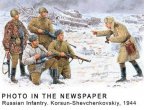 MB 1:35 RUSSIAN INFANTRY / KORSUN-SHEVCHENKOVSKIY 1944 | 5 figurek |