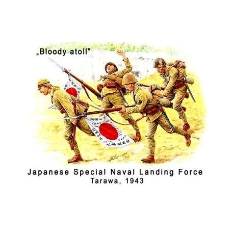 MB 1:35 JAPANESE IMPERIAL MARINES / TARAWA 10.1943 | 4 figurines | 