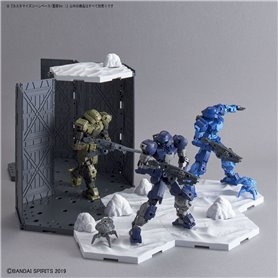 Bandai 59550 CUSTOMIZE SCENE BASE 03 (SNOWFIELD Ver.) GUN59550