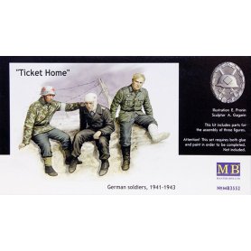 MB 1:35 TICKET HOME / GERMAN SOLDIERS 1941-1943 | 3 figurines | 