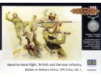 MB 1:35 HAND-TO-HAND FIGHT / German and British infantry | 5 figurines | 