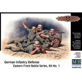 MB 1:35 GERMAN INFANTRY DEFENSE / EASTERN FRONT | 4 figurines | 