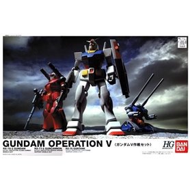 Bandai 60404 HGUC 1/144 GUNDAM OPERATION V SET GUN60404