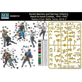 MB 1:35 Soviet Marines and German Infantry, Hand-to-hand Combat, 1941-1942