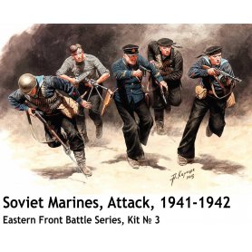 MB 1:35 SOVIET MARINES ATTACK 1941-1942 | 5 figurines |