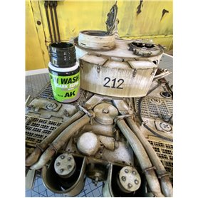 AK Interactive 324 PIN WASH Dark Sepia - 35ml
