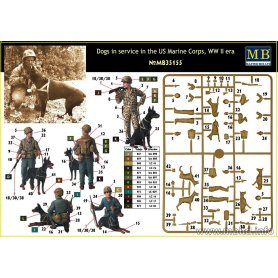 MB 1:35 Dogs in service in the US Marine Corps, WW II
