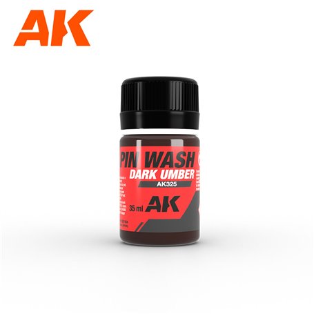 AK Interactive 325 PIN WASH Dark Umber - 35ml