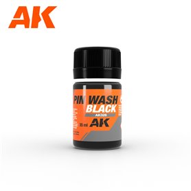 AK Interactive 326 PIN WASH Black - 35ml