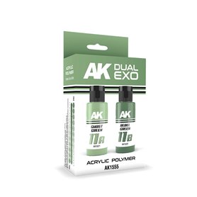 AK Interactive 1555 DUAL EXO SET - GHOST GREEN AND REBEL GREEN