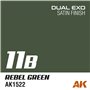 AK Interactive 1555 DUAL EXO SET - GHOST GREEN AND REBEL GREEN