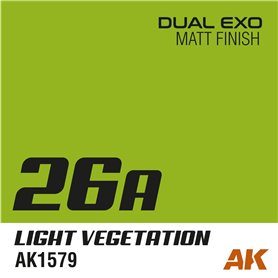 AK Interactive 1585 DUAL EXO SET - LIGHT VEGETATION AND DARK VEGETATION