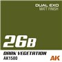 AK Interactive 1585 DUAL EXO SET - LIGHT VEGETATION AND DARK VEGETATION