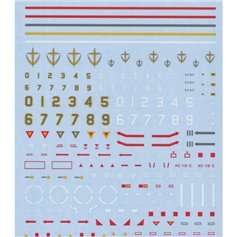 Bandai GD-37 HGUC EFSF MOBILE SUIT 2 DECAL