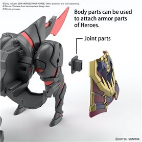 Bandai 61664 SDW HEROES WAR HORSE GUN61664 ID [ 7 ]
